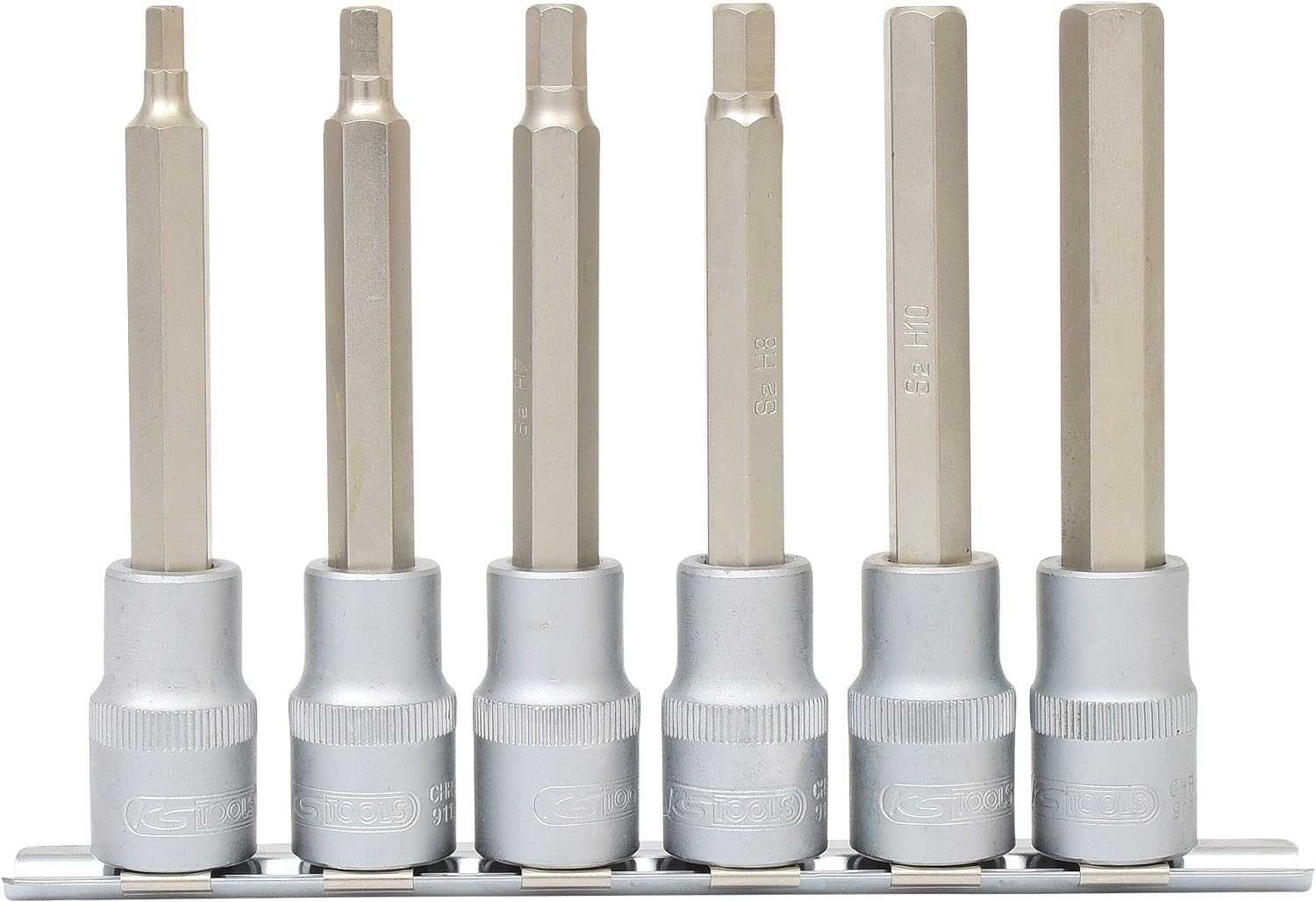 Jeu de douilles tournevis 1/2" 6 pans KS Tools 911.1336 de 5 à 12 mm