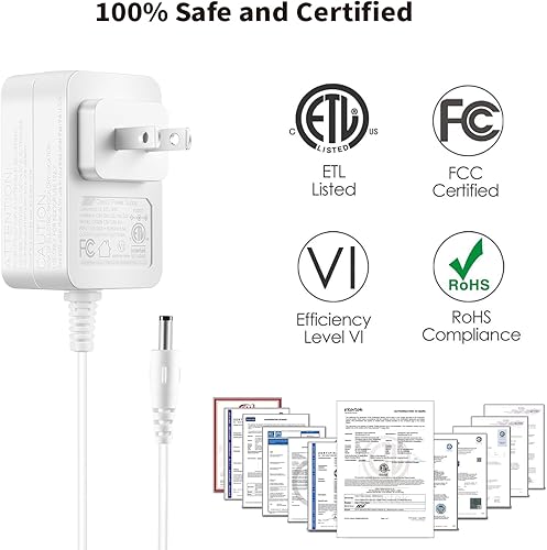 Miniatura 3 de Tonton Adaptador de corriente de 15 W para Echo Dot (345 generación), Echo Dot con reloj, Echo Dot Kids, Echo Show 5 (1 y 2 generación), Echo Spot,