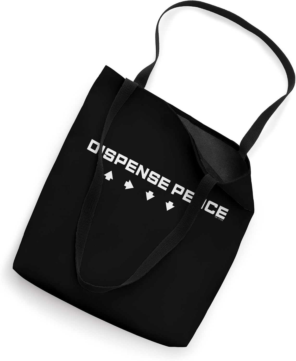 Helldivers 2 PlayStation Video Game Dispense Peace Bomb Tote Bag