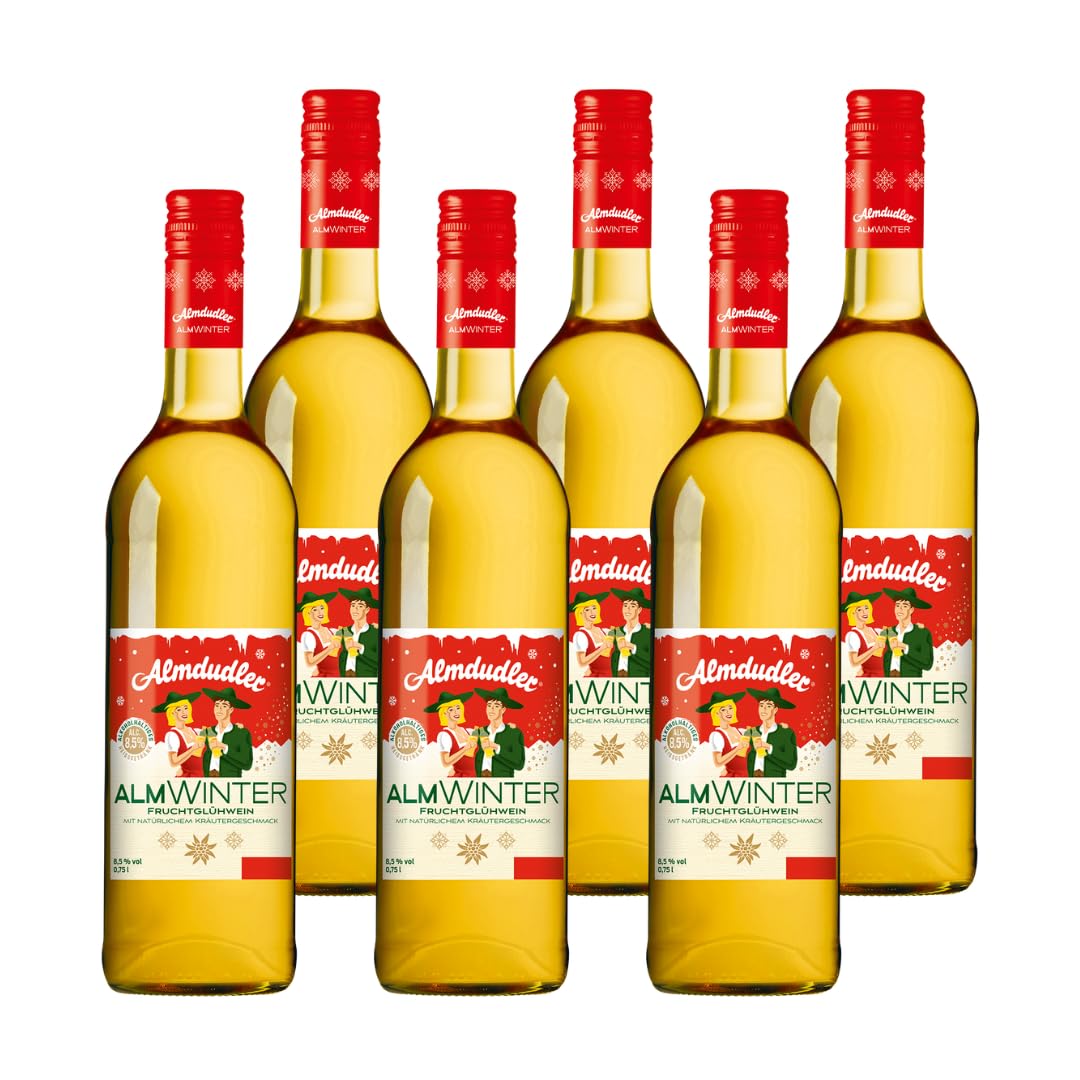 ALMDUDLER - Almdudler Almwinter | Feinster Fruchtglühwein mit 8,5% vol., perfekt für kuschelige Winterabende | Inhalt: 6
