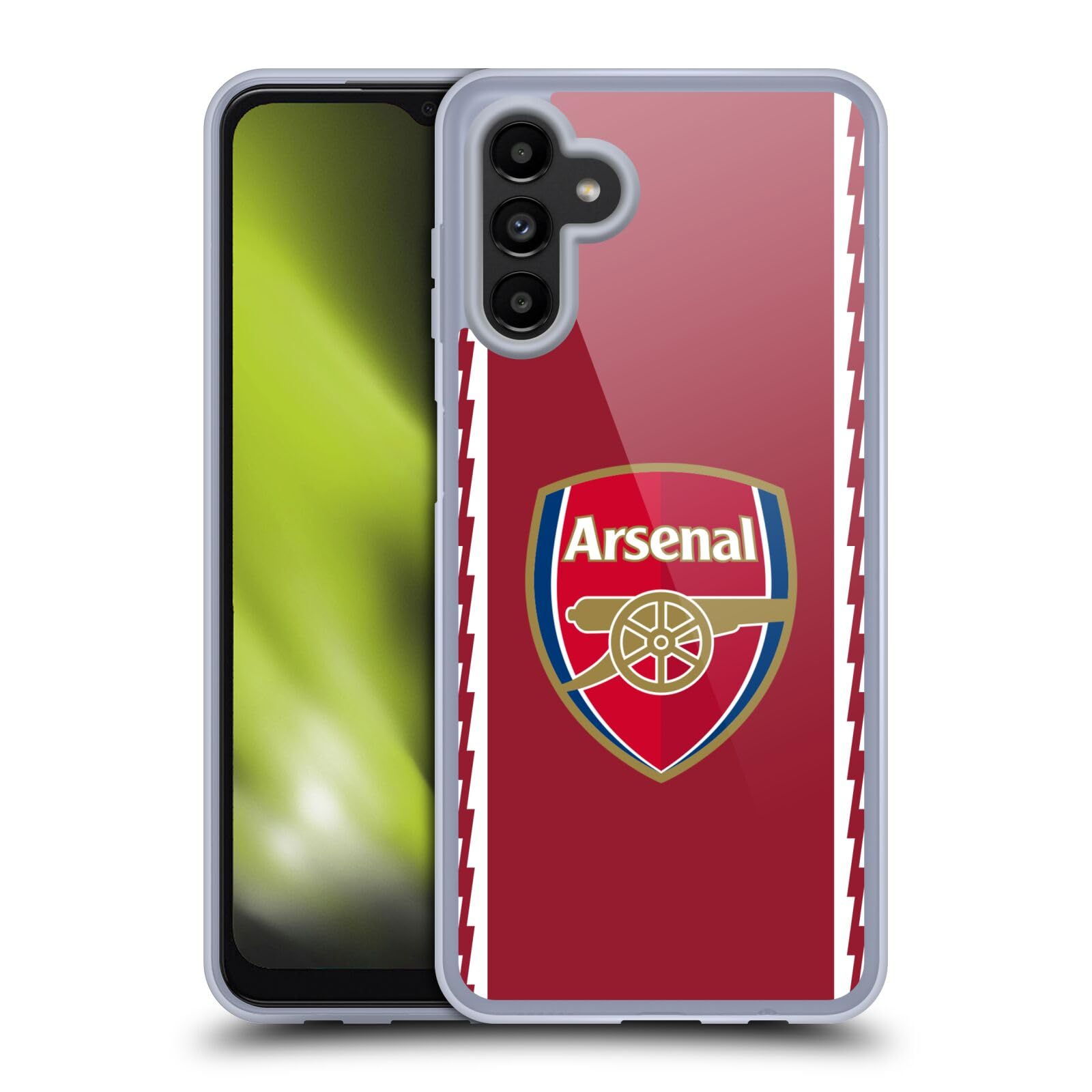 Head Case Designs Officially Licensed Arsenal FC Home 2022/23 Crest Kit Gel Case [Military Grade Protection] Compatible With Samsung Galaxy A13 5G (2021) — image 1