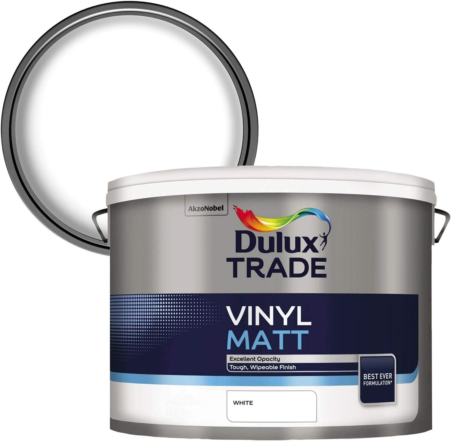 Dulux Trade Vinyl Matt Pure Brilliant White-10 L