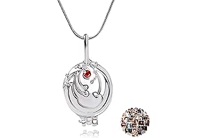 TFYU The Vampire Necklace Jewelry Set Elena Gilbert Opening Vervain Locket Necklace for Fans