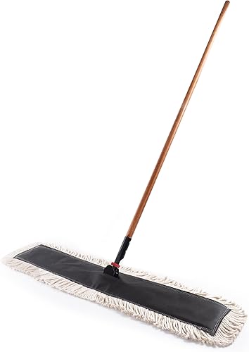 Miniatura 7 de Matthew Cleaning - Juego de 3 cabezales de repuesto para trapeador de polvo desechables de alta resistencia de 36 pulgadas, para ajuste residencial