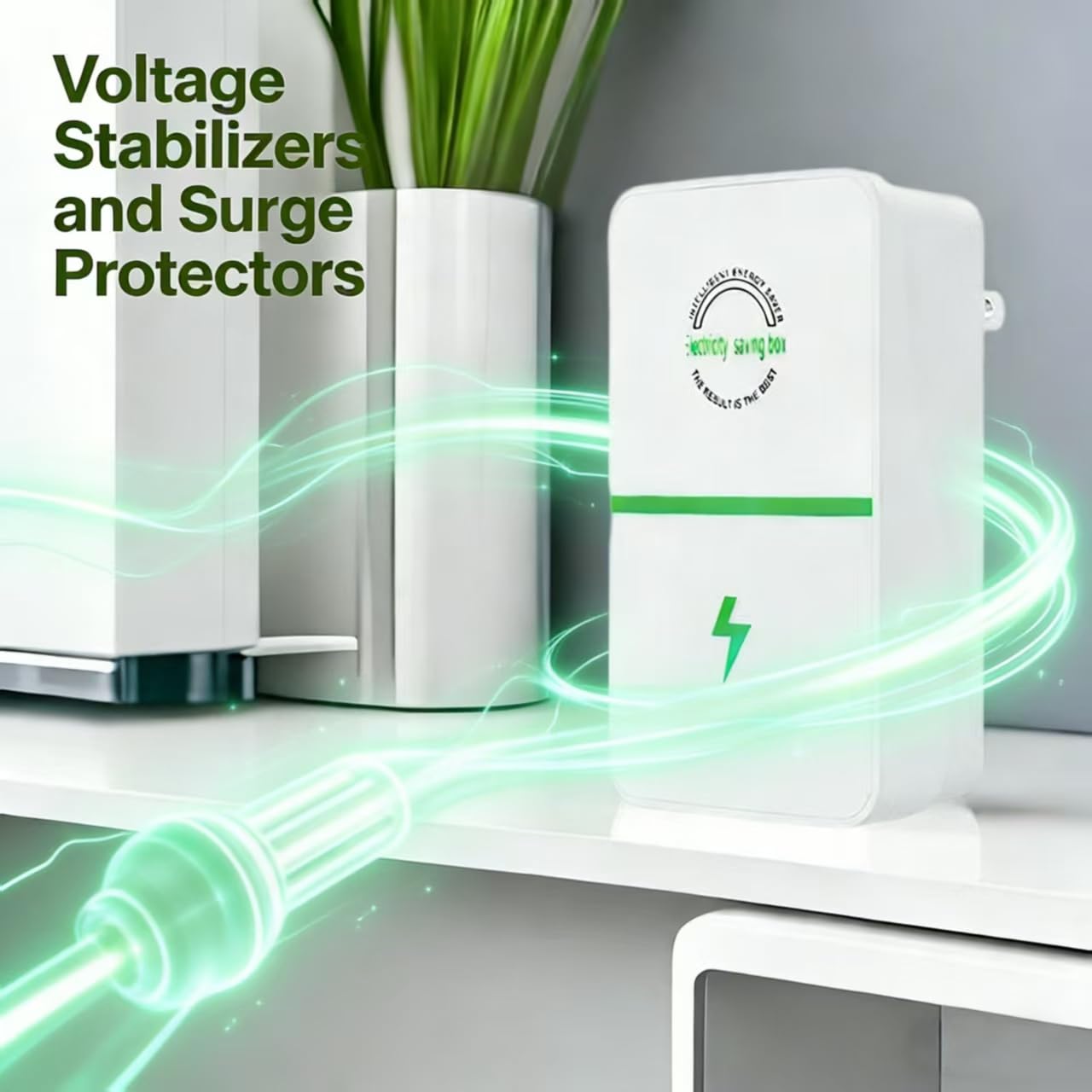 Stopwatt Smart Energy Saving Plug, Stop Watt Power Saver Device for Home & Office, Universal Electricity Saver 90V-250V 30KW, Safe & Durable (1) - 3