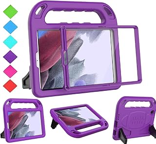 BMOUO Kids Case for Samsung Galaxy Tab A7 Lite 8.7" 2021(SM-T220/T225),Tab A7 Lite Case with Built-in Screen Protector, Shockproof Handle Stand Kids Case for Samsung Galaxy Tab A7 Lite 2021, Purple
