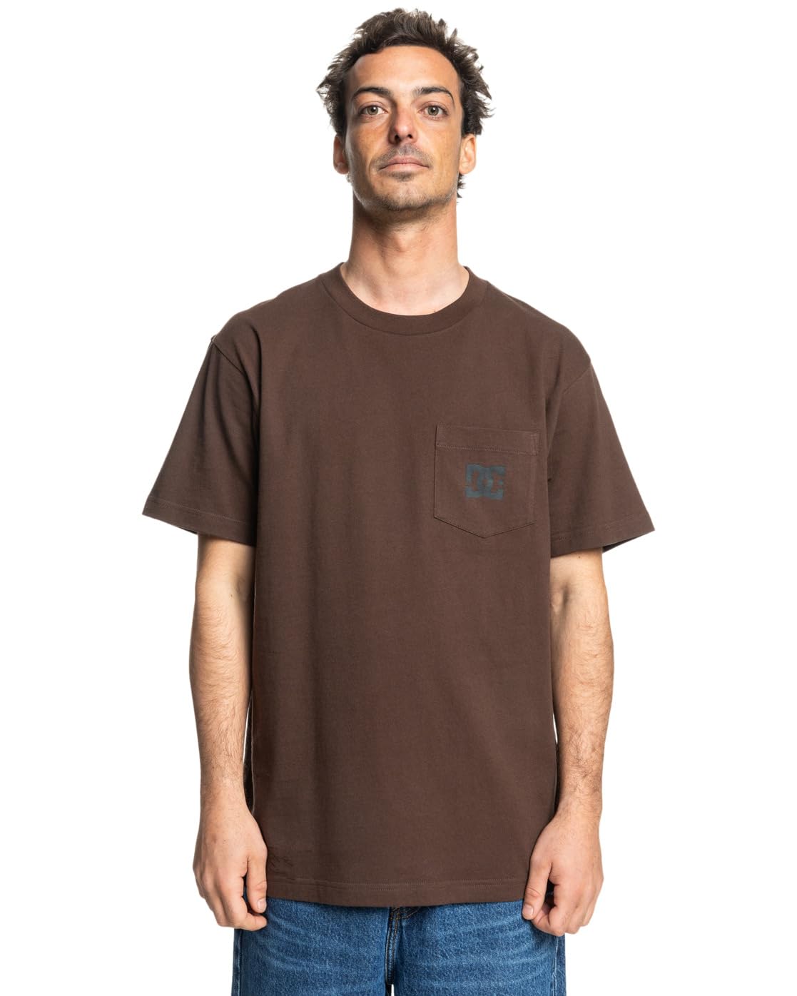 DC Shoes, Dcstarpockethss Camiseta de Manga Corta, Hombres, M, Coffee Bean