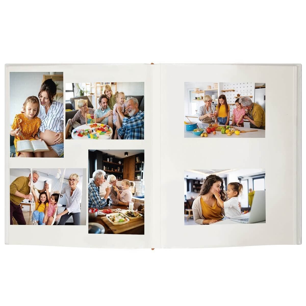 Ceanothe Album Photo 10x15 cm Adhesif noir Cordoue de 240 photos - Couverture Simili Cuir 60 pages Autocollantes au Format Horizontale et Verticale - Livre Personnalisable Fabriqué en France