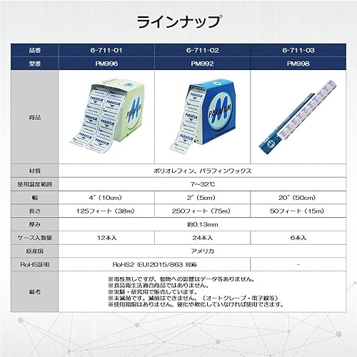 Miniatura 6 de Parafilm M - 5259-04LC PM996 Película de laboratorio multiusos