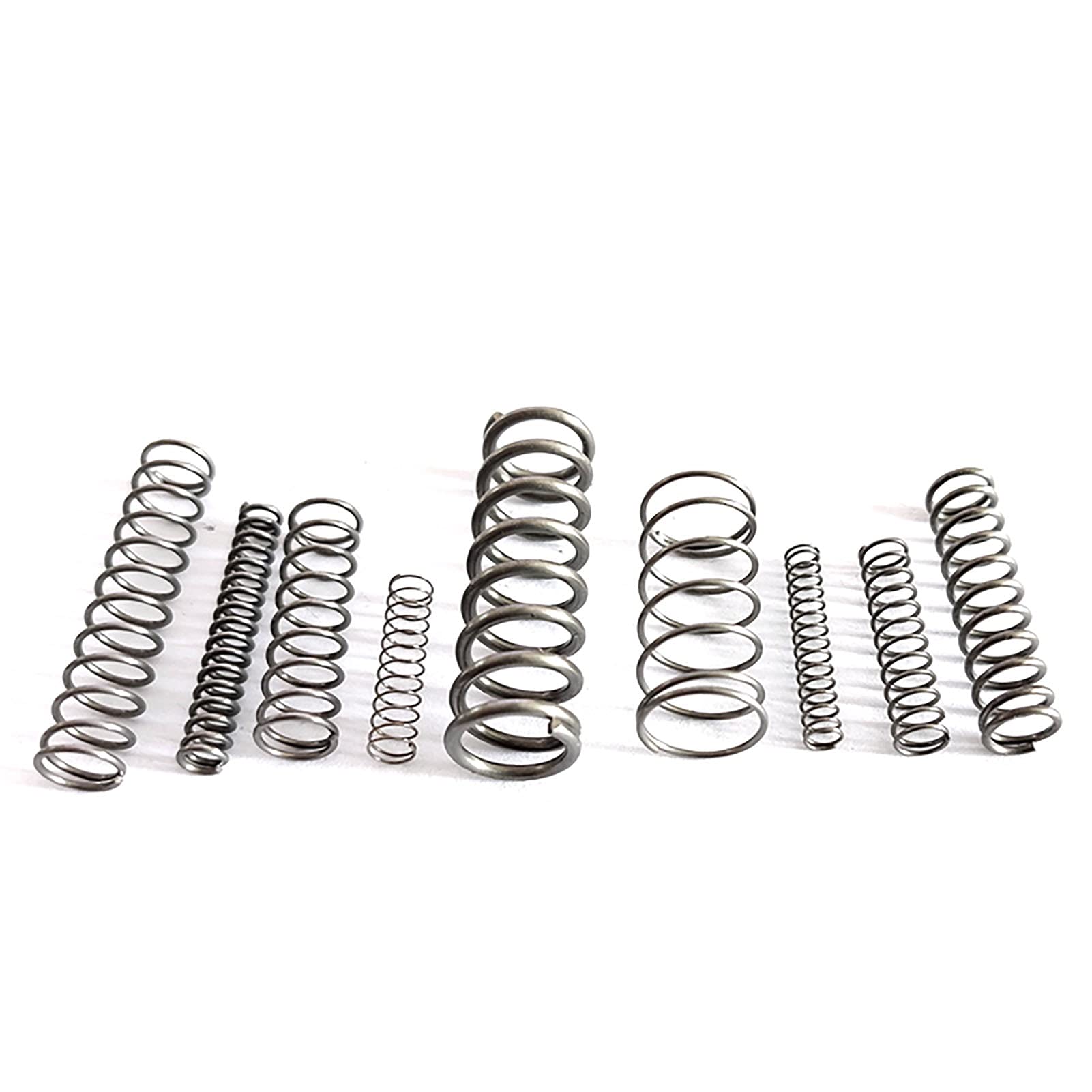 Coil Expansion 0.8mm Wire Diameter * 8mm Outer Diameter * (5-50)mm Free Length, Spring Steel Extension Spring, Compressed Springs, 10PCS Buffer Mechanical ( Size : Length 35mm )