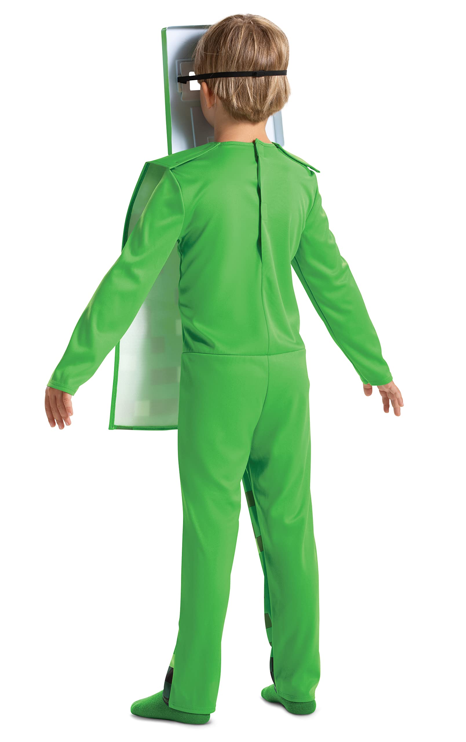 DISGUISE Costume ufficiale Minecraft Creeper per bambini, costume con maschera, costume per Halloween, compleanno, giornata mondiale del libro, per ragazzi e bambini
