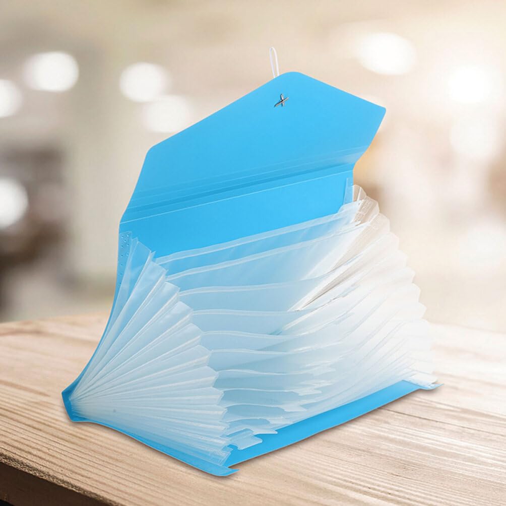 Foldery, Menedżer plików 2 szt. 13 kieszeni rozkładany papierowy organizer do dokumentów przenośny akordeonowy uchwyt na dokumenty list A4 papierowy dokument paragon przechowywanie rachunków