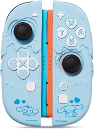 Kuitmor Protective Shell Compatible with Joy con of Switch 2 (2025 Model) Controller, Soft Silicone Cover Case, Anti-Scratch Protective Case for Switch 2025 (Blue（For Switch 2）)