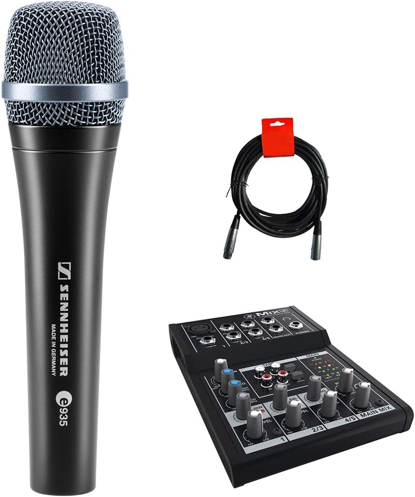 Hottest Sale Sennheiser e935 Handheld Cardioid Dynamic Microphone Bundle with Mackie Mix5 5-Channel Compact Mixer & XLR Cable Get Popular Offer Sennheiser e935 Handheld Cardioid Dynamic Microphone Bundle with Mackie Mix5 5-Channel Compact Mixer & XLR Cable