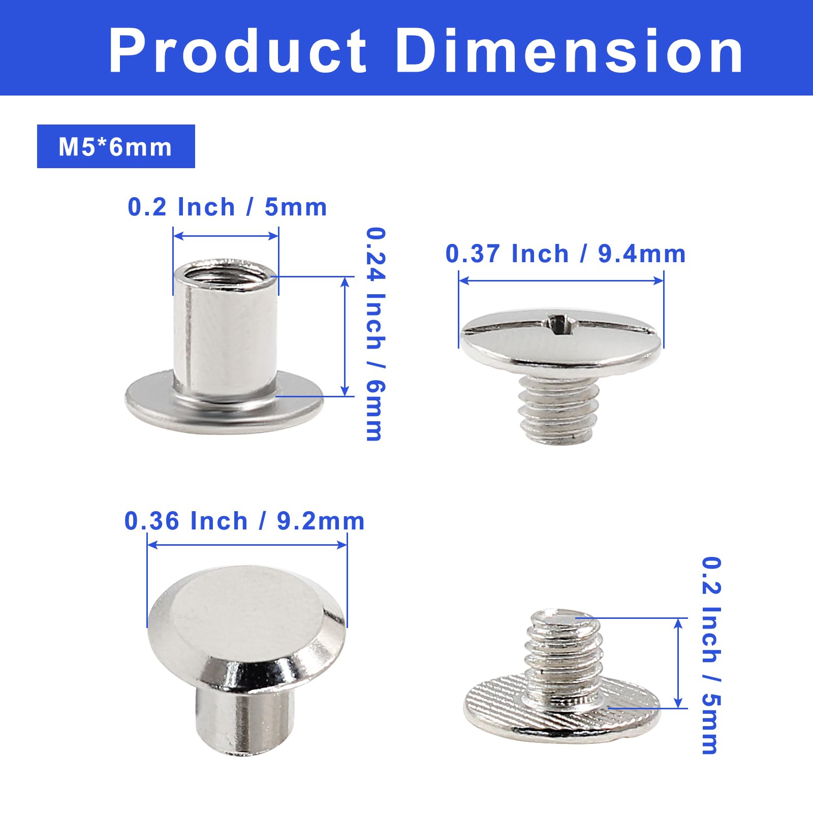 Hitefu Phillips Head Screws - 30 Set -3