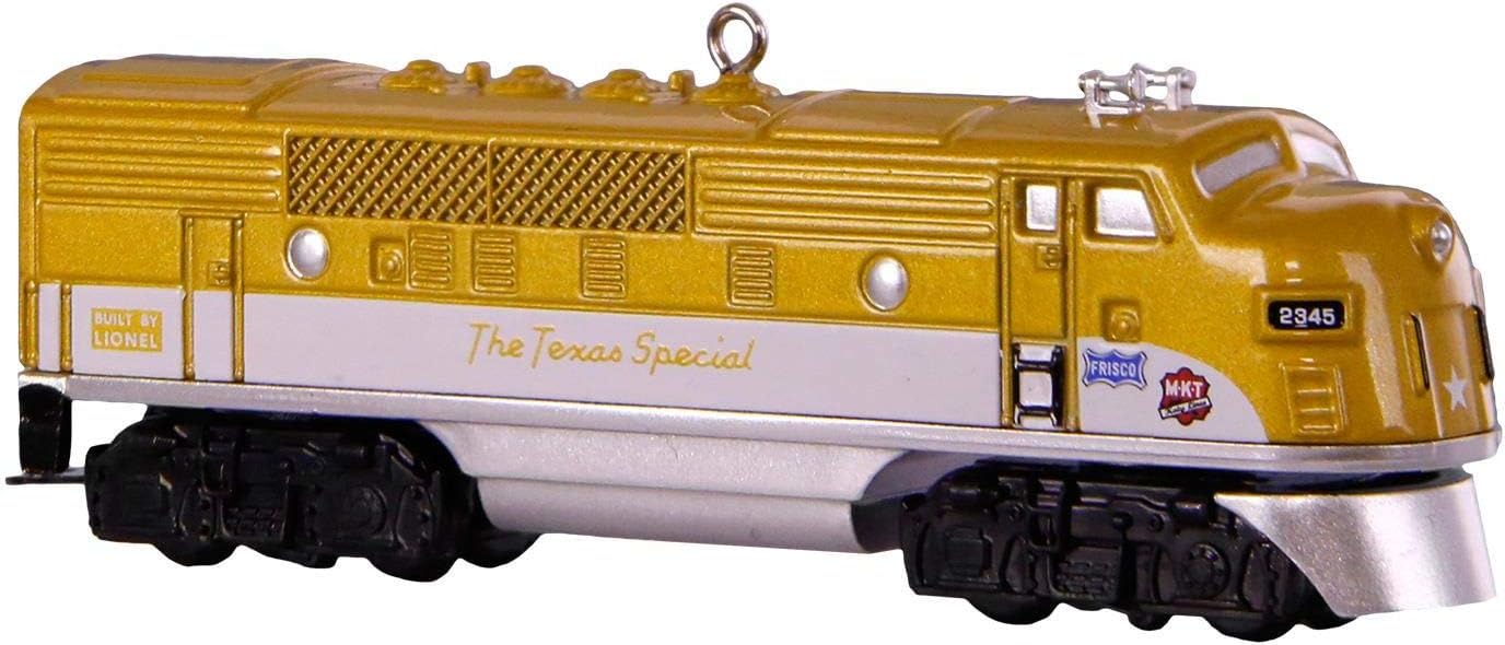 Hallmark Lionel Trains 2245P Gold Texas Special Locomotive Metal Ornament Transportation