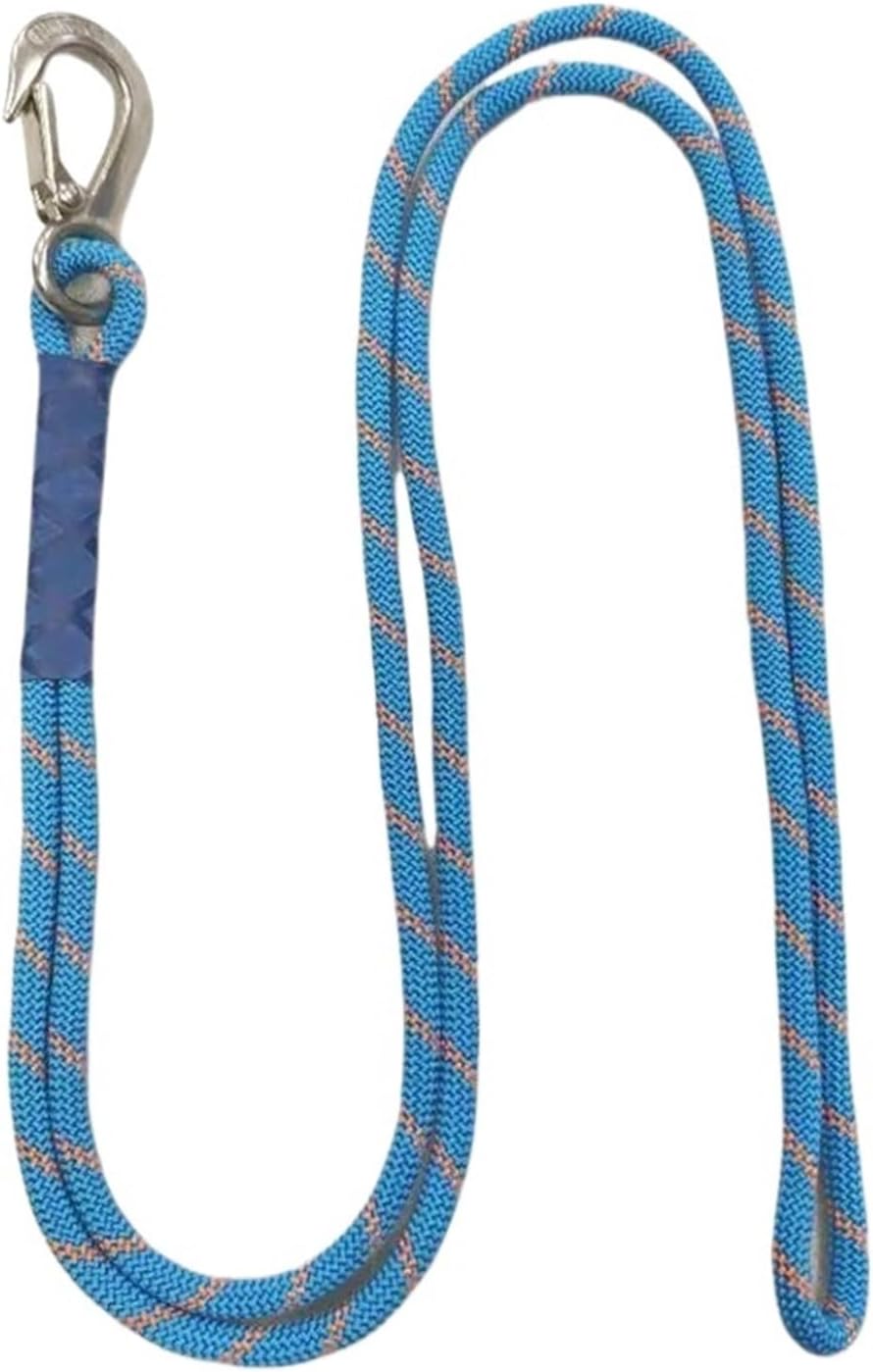 Tree Swing Straps 2pc Heavy Duty Hook Rope Hammock Hanging Strap Kit for Indoor Outdoor Seat Bubble Chair 120cm(Blue-1.2m)