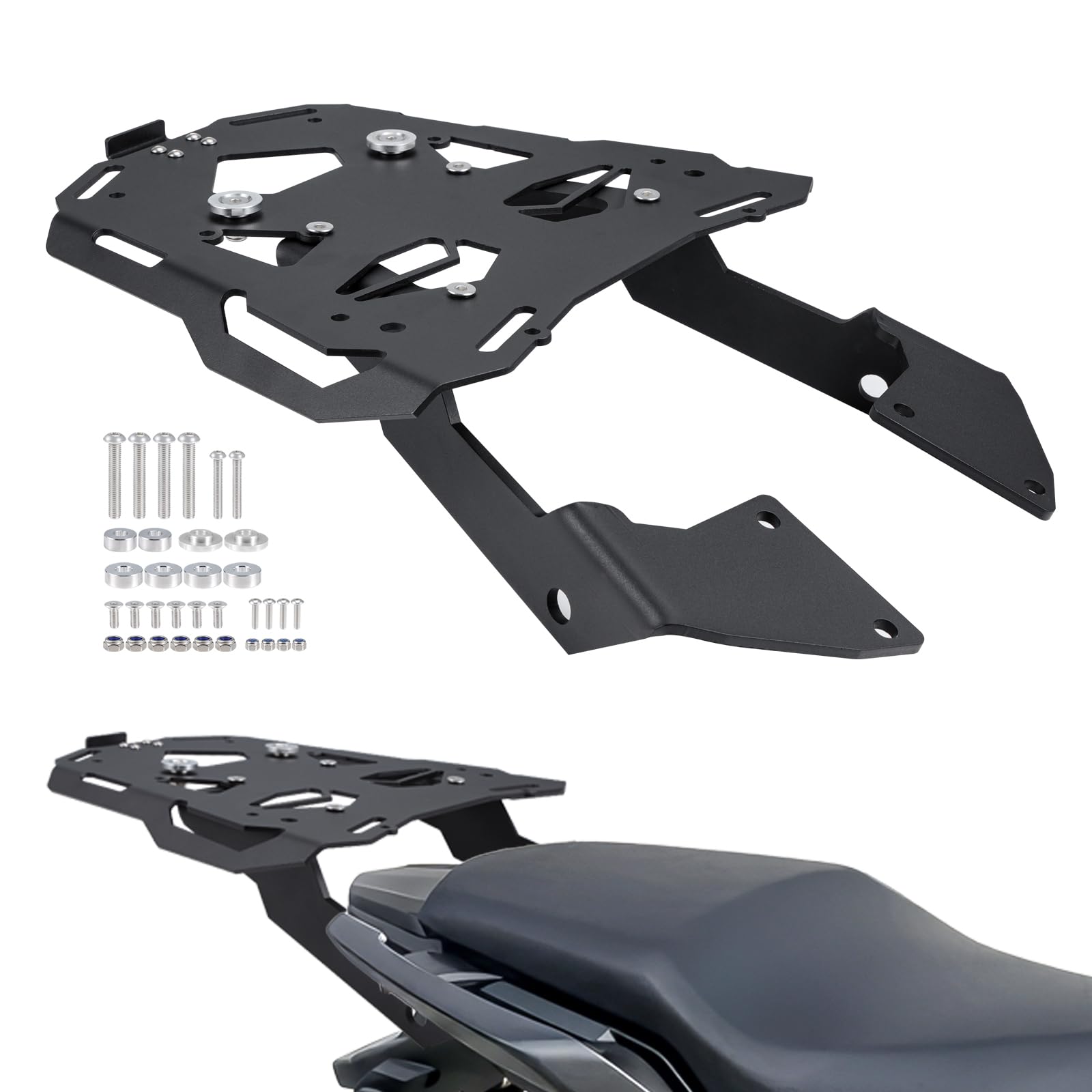 Amazon.com: Motorcycle Rear Luggage Rack Carrier Cargo for Honda
