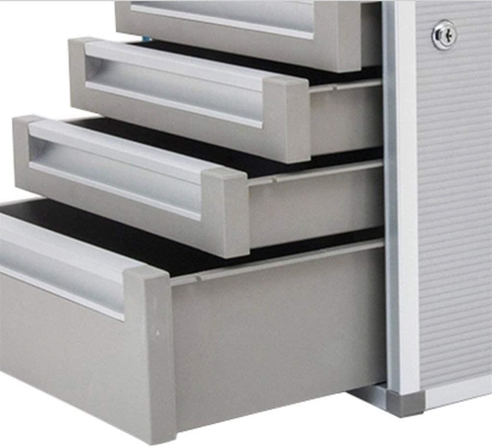 ZBZFGE Archivador de Metal con Cerradura Cajón de Oficina de Varias Escritorio de Almacenamiento para el hogar y la Oficina Solución de Almacenamiento de Archivos Elegante para un Espacio de Trabajo
