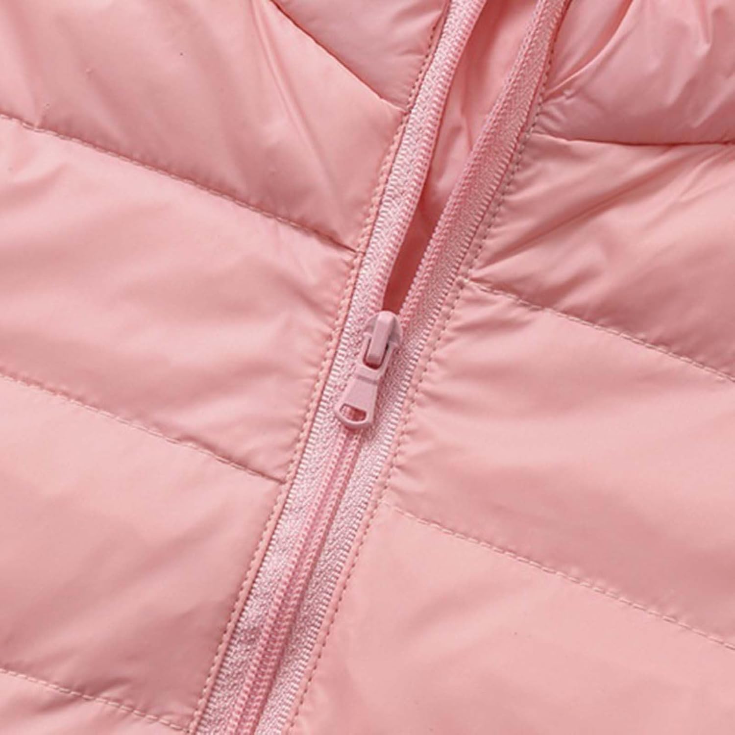Kids Quilted Hooded Puffer Jacket Winter with Pockets