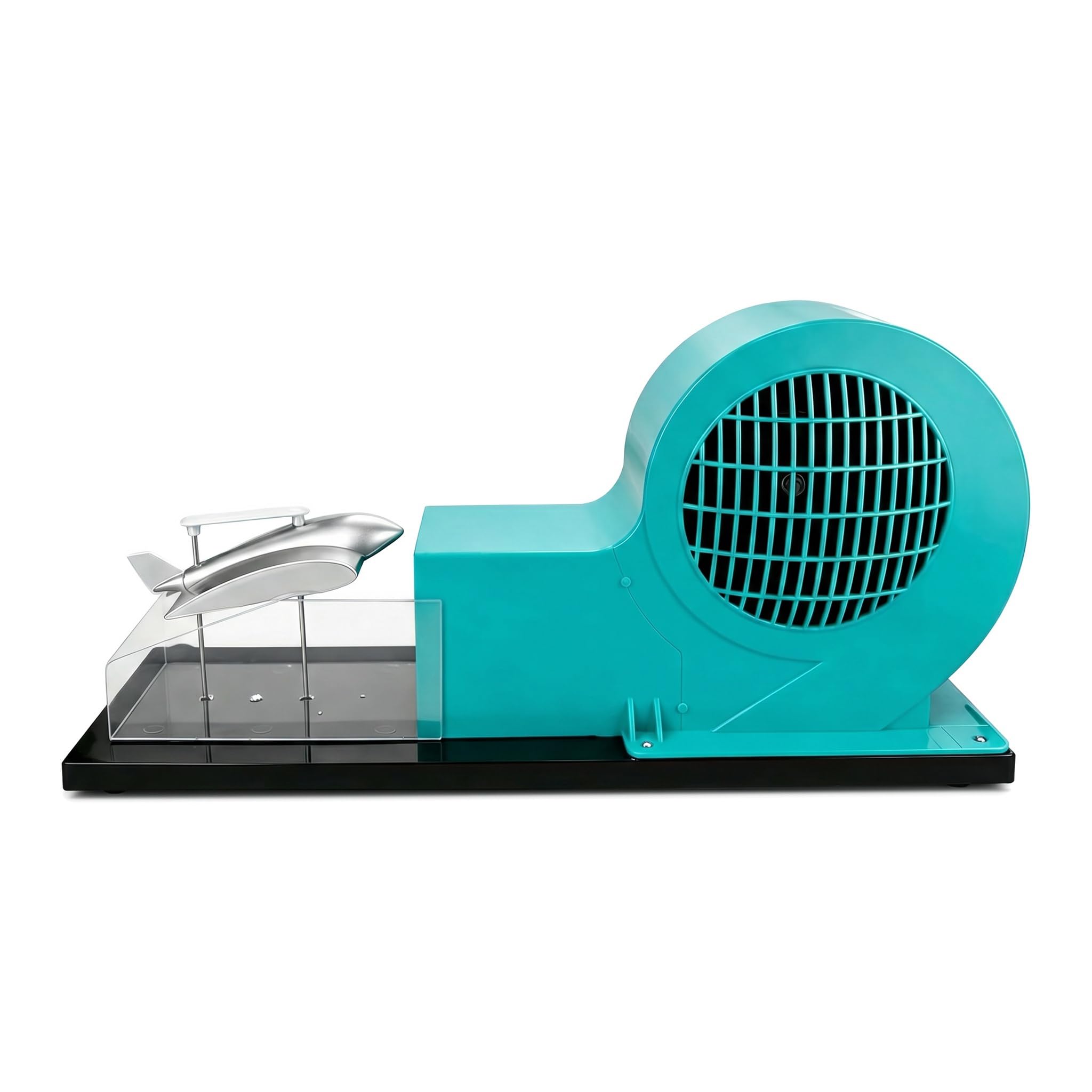 XDTKJDZ Airplane Lift Demonstrator Model, Wind Tunnel Physics Experiment Model, Visualized Aerodynamic Physics Teaching Tool, Adjustable Airflow, For Studying Aircraft Wing Lift & Physics Teaching