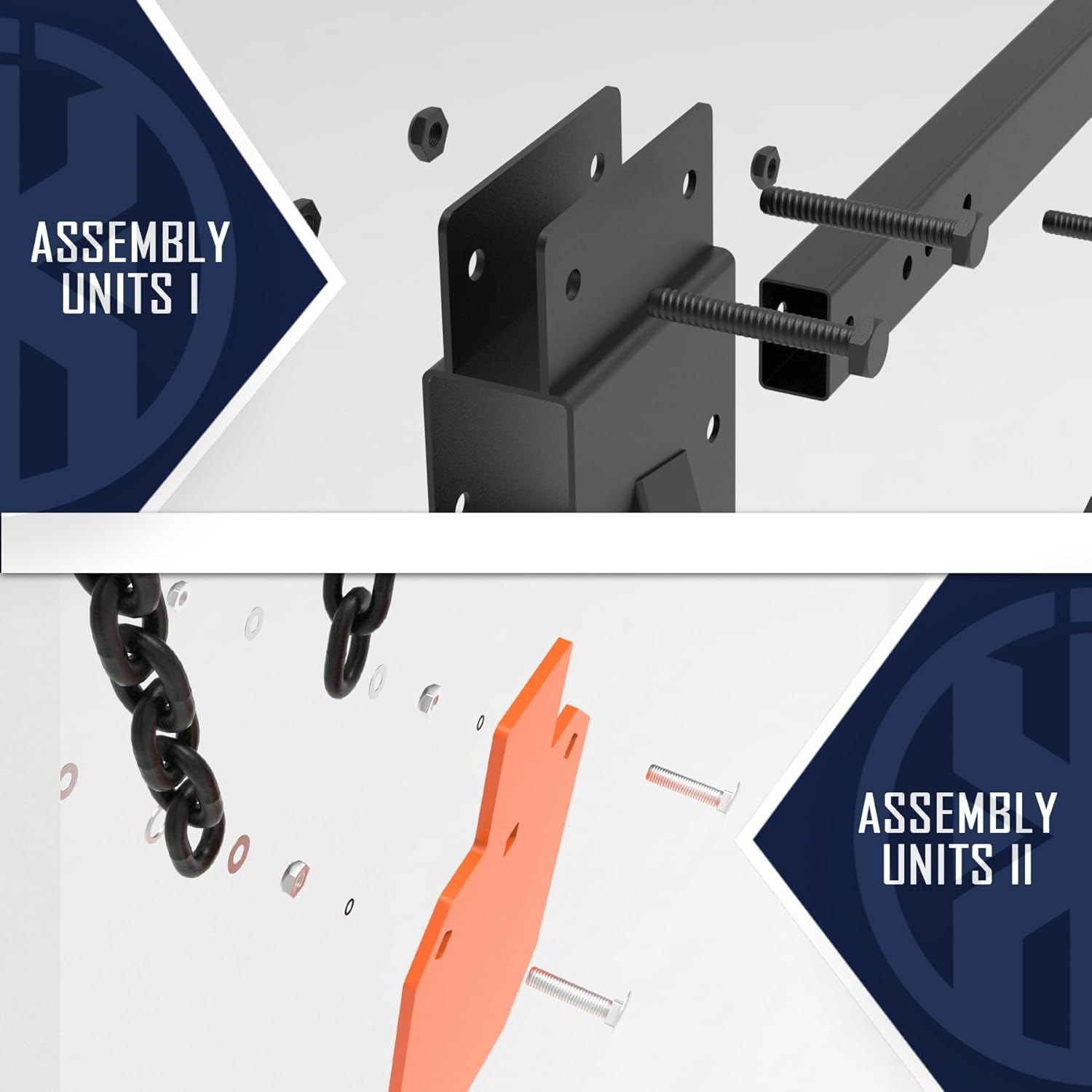KNINE OUTDOORS AR500 Steel Target for Shooting Target Stand System Kit, 3/8" Thick 7"x 12" Silhouette Targets, 3/8" Thick 6" Gong Targets