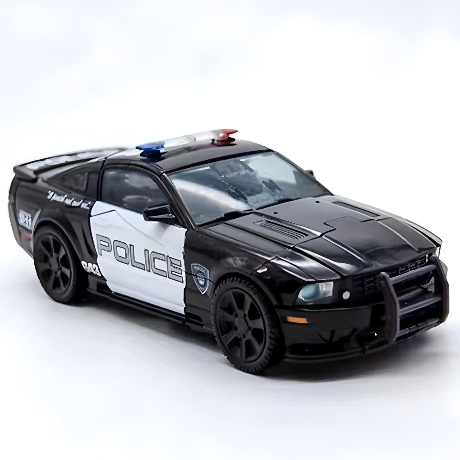 Deformation Robot Toy 7.9 Inches Police Car Action Figure for Adults Kids