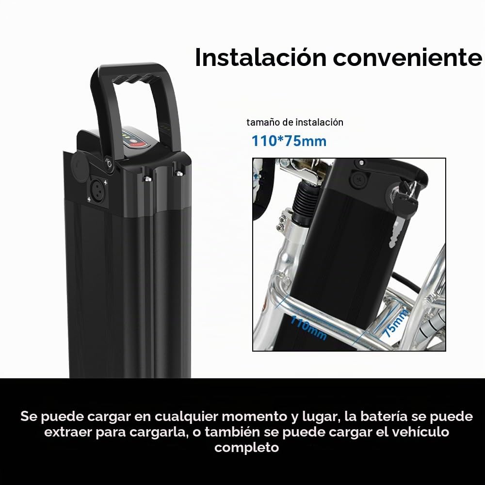 36V 15Ah Ebike Batería Bicicleta Eléctrica Bicicleta Batería de Litio (YM04-36V 15Ah)