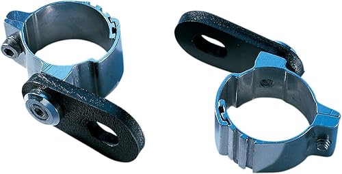 Memphis Shades Kit de reubicación de señal de giro (plateado) para 96-99 Kawasaki VN1500A