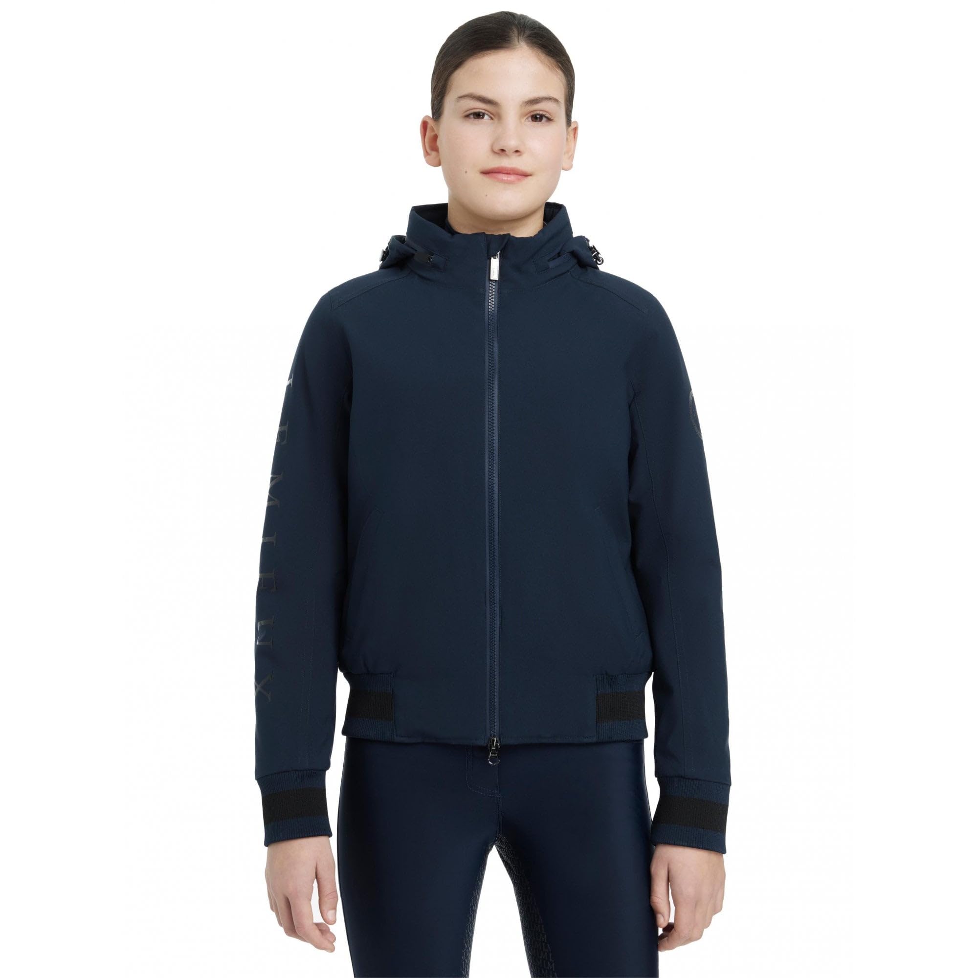 LeMieux Young Rider Childrens Team Jacket - Navy Blue Size: 13-14 Year