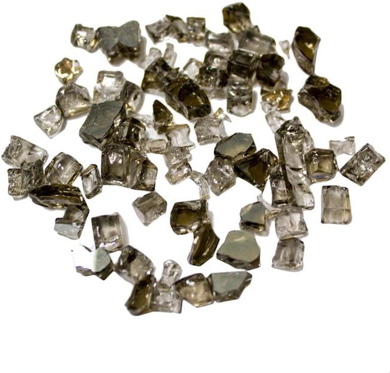 Reflective Fire Pit Glass Bronze