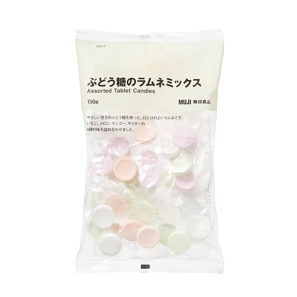 らむね Amazon.co.jp: MUJI UEC13A4S Large Bag Glucose Ramune Mix 5.3