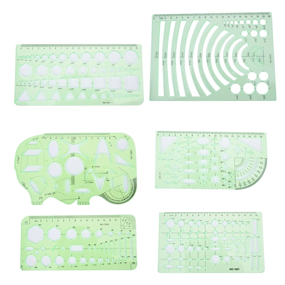 Hollow Ruler, Multifunctional Drawing Template Ruler, for Architecture ...