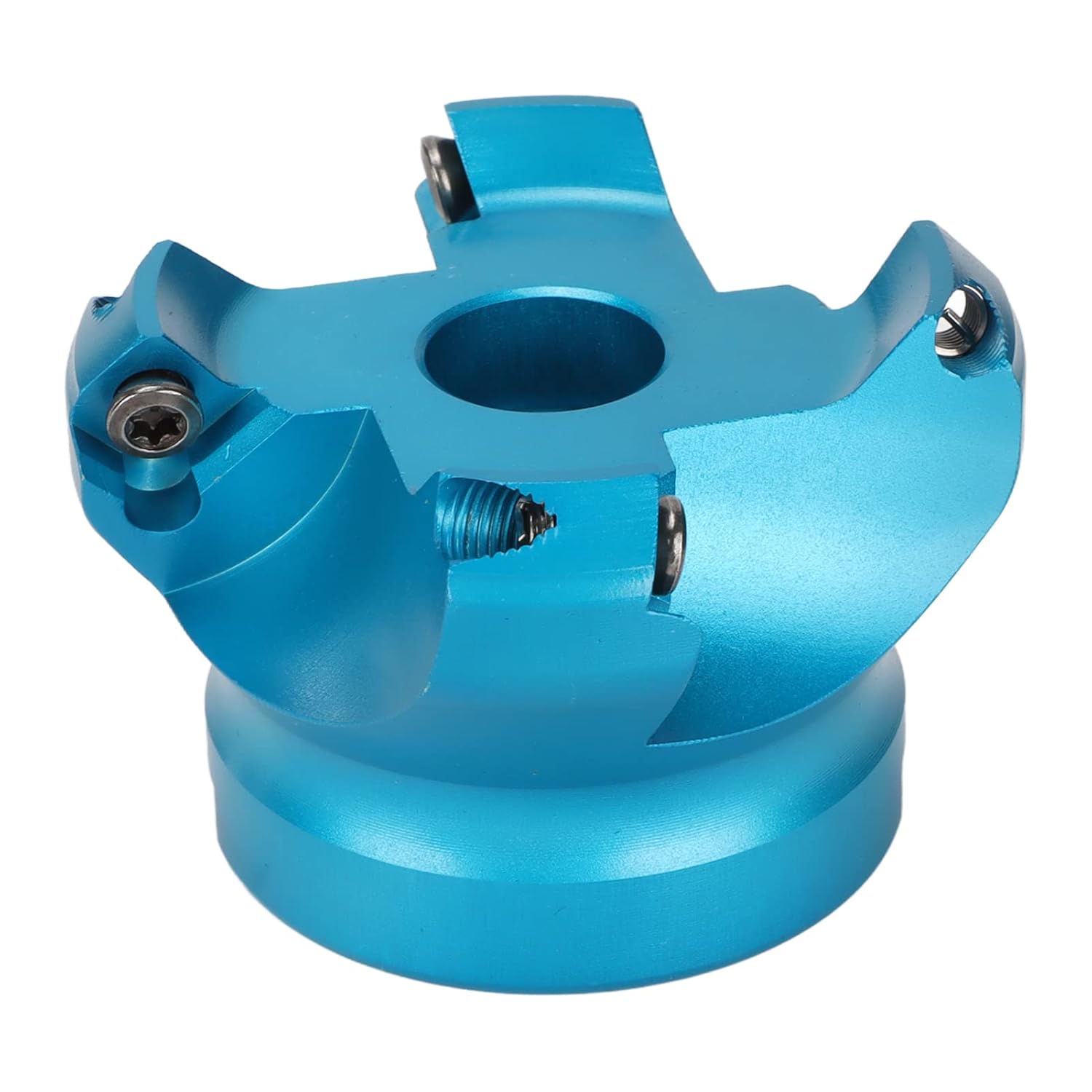 CNC Lathe Face Mill High Efficiency Milling Cutter 4 Flutes Aluminum Alloy Tool for Metal Machining