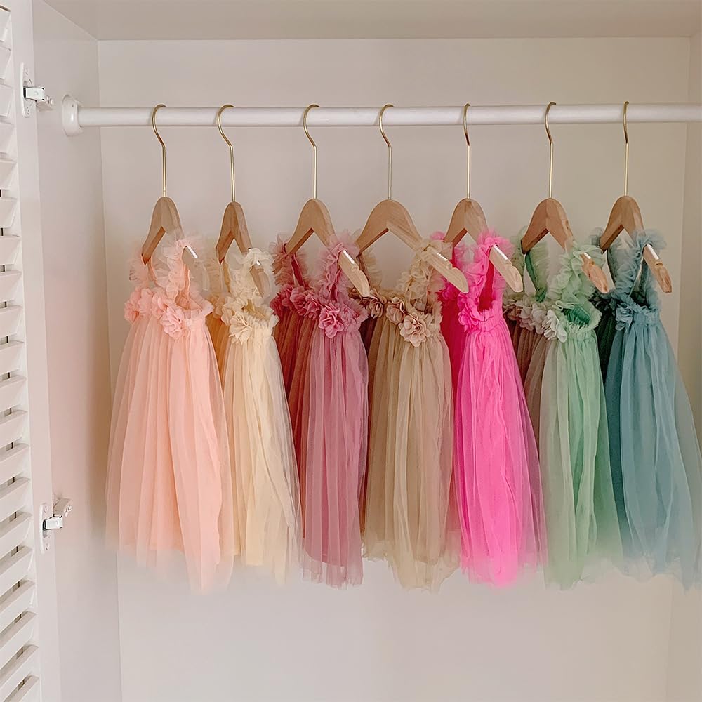 ベビーガールズレイヤードフライスリーブチュチュドレスカジュアルパーティチュールチュニックドレス9M-3T