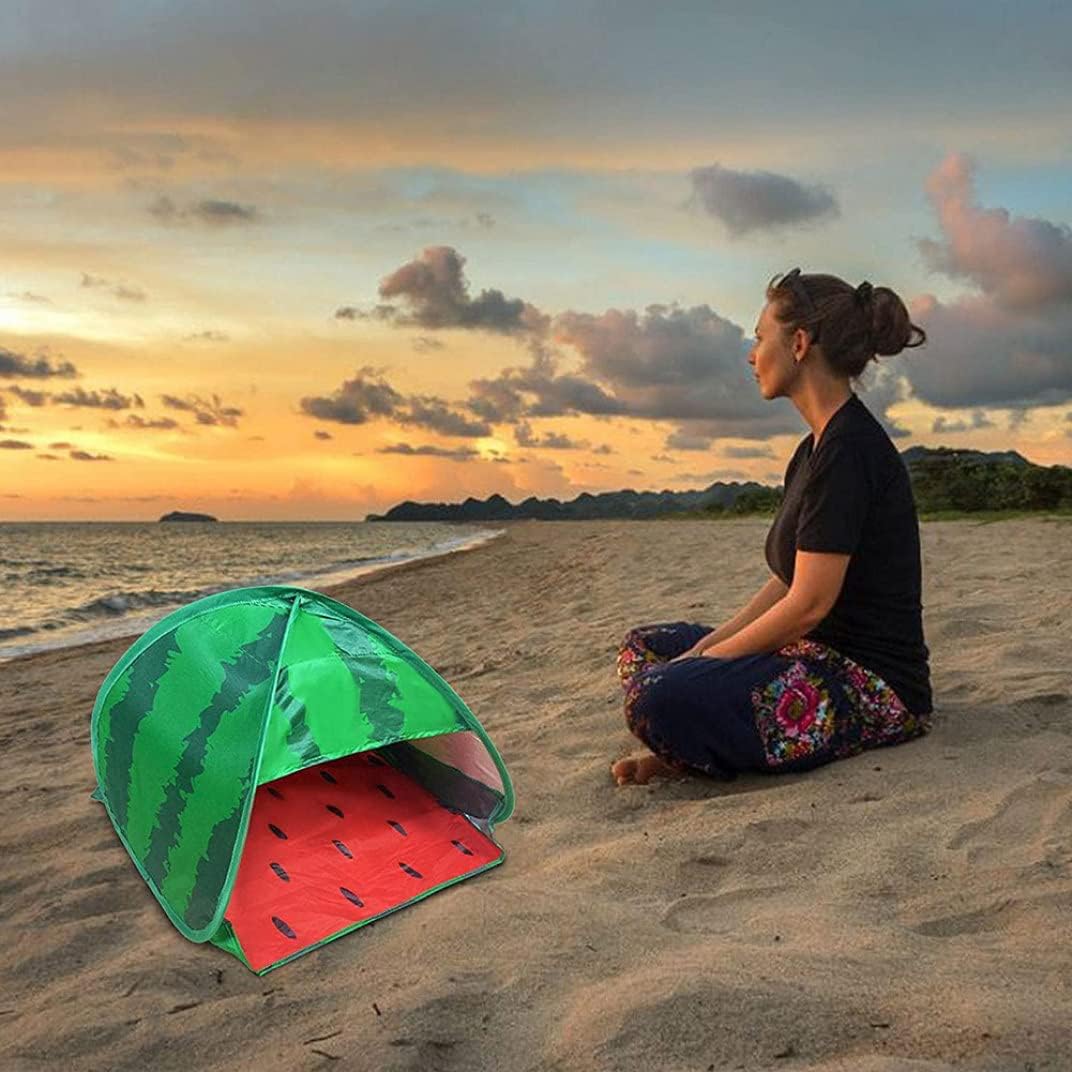 Havamoasa Beach Sun Tent Portable Watermelon Pattern Automatic Instant Sun Protection Canopy M Beach & Sun Shelters : Sports & Outdoors