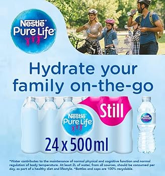 Nestle Pure Life Still Spring Water 24 x 500 ml : Amazon.com