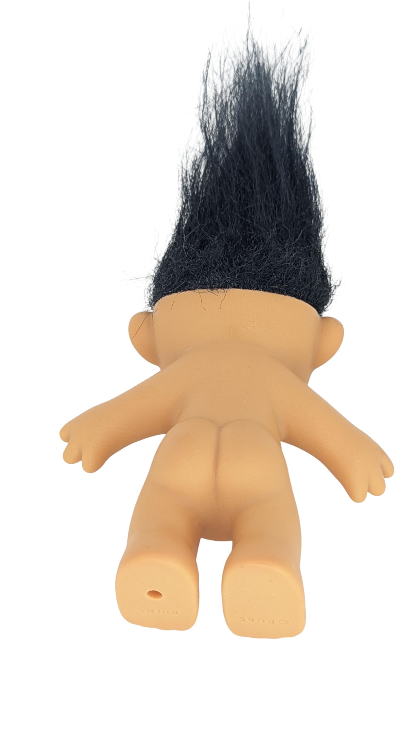 Troll　ブラックメタル black l Matt black, 9 cm | Good Luck Troll figurine | Spring Copenhagen