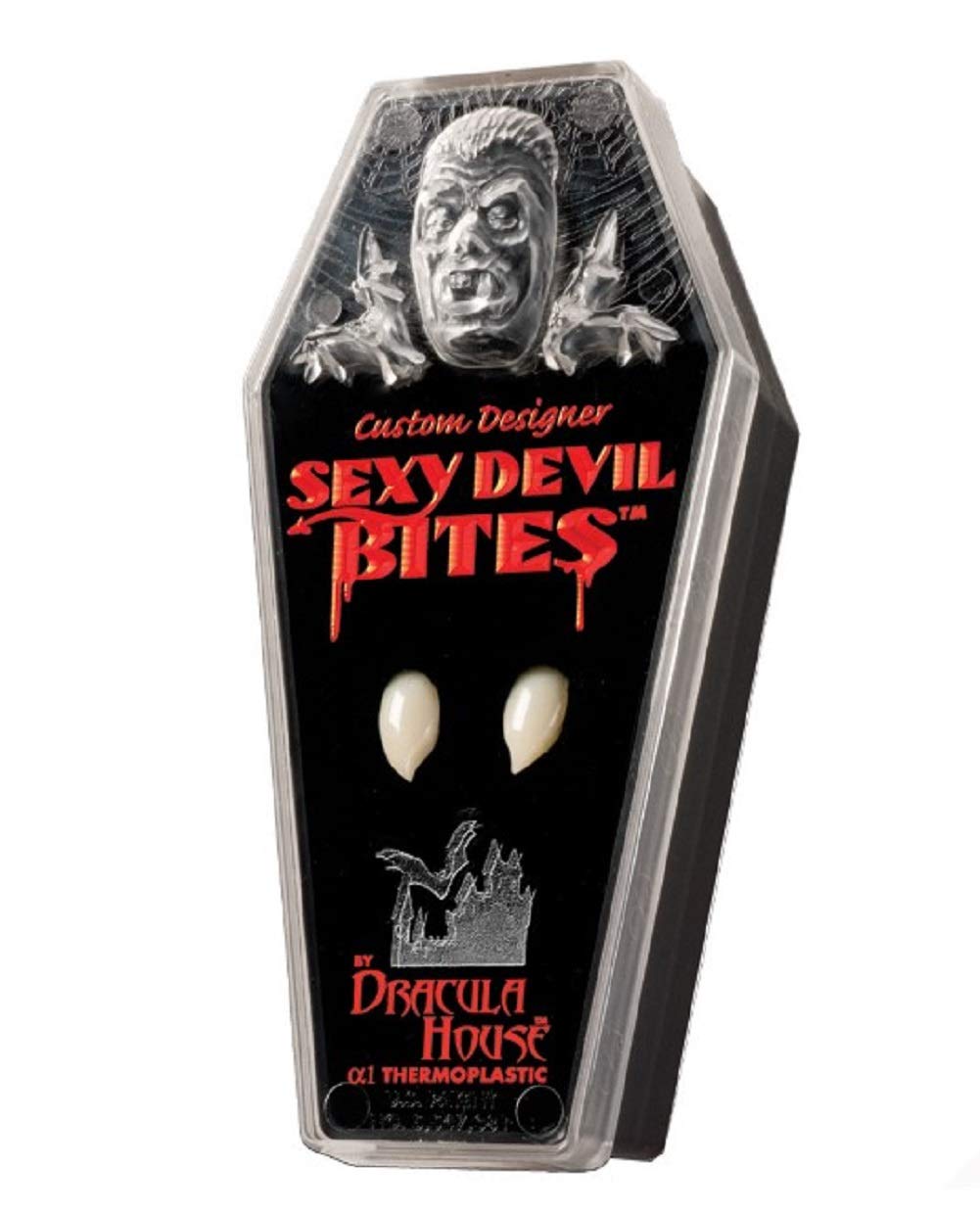 Sexy Bite Fangs in Coffin