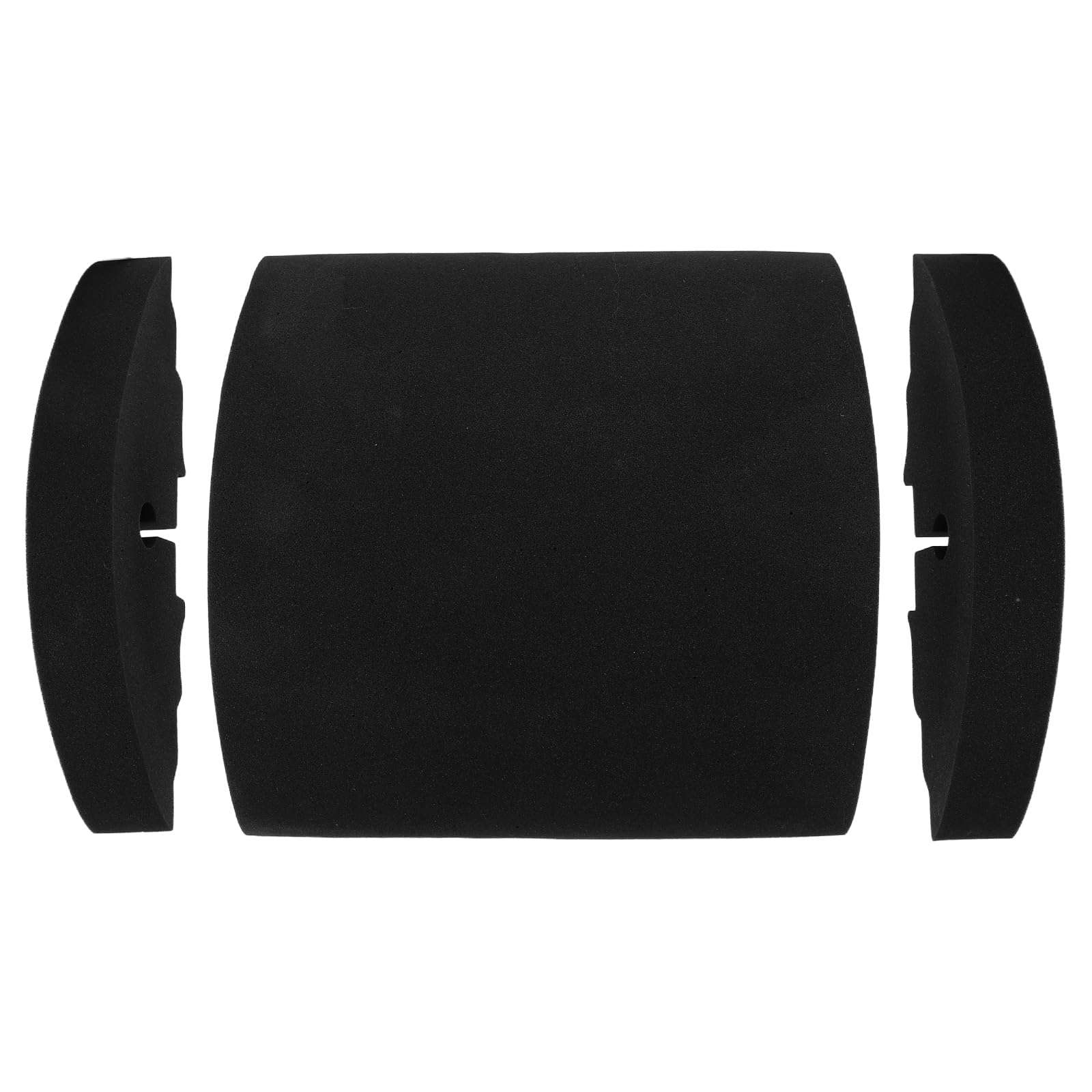 VICASKY Cuscino Smorzatore per Batteria Acustica e Piatti Nero 3 Pezzi | Spugna Leggera, per Principianti, Installazione e Rimozione Rapide, Adatto a Aula e Concerto