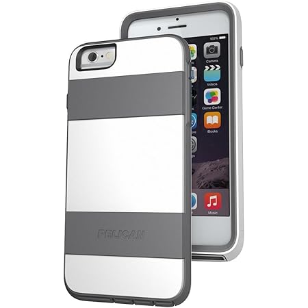 Pelican Progear Voyager Phone Case + Kickstand for Apple iPhone 6 Plus White (Not for The 4.7 Inch)