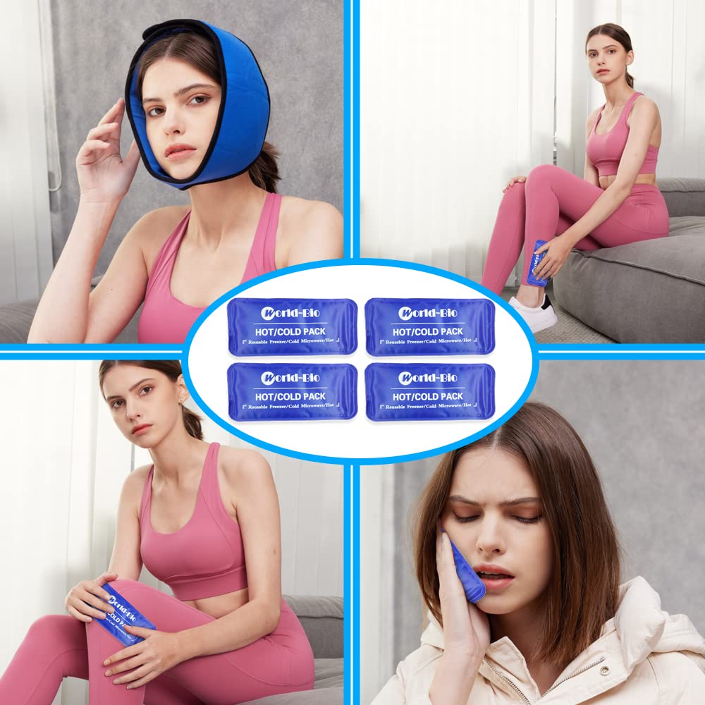Buy Jaw Ice Pack for Chin, Head, and Face Hot and Cold Gel Pack for
