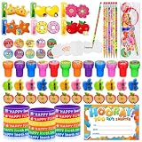 108 Pcs 100 Days of School Awards Set Teacher Favor Gift Kit Include 100th day of school Pencils Bracelets Stickers Certificate Stamp Button Pins for Happy 100 Days of School Party Favors Supplies