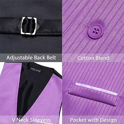 Men's Suit Vest Formal Dress Waistcoat Vest for Suit Tuxedo Slim Fit Business4