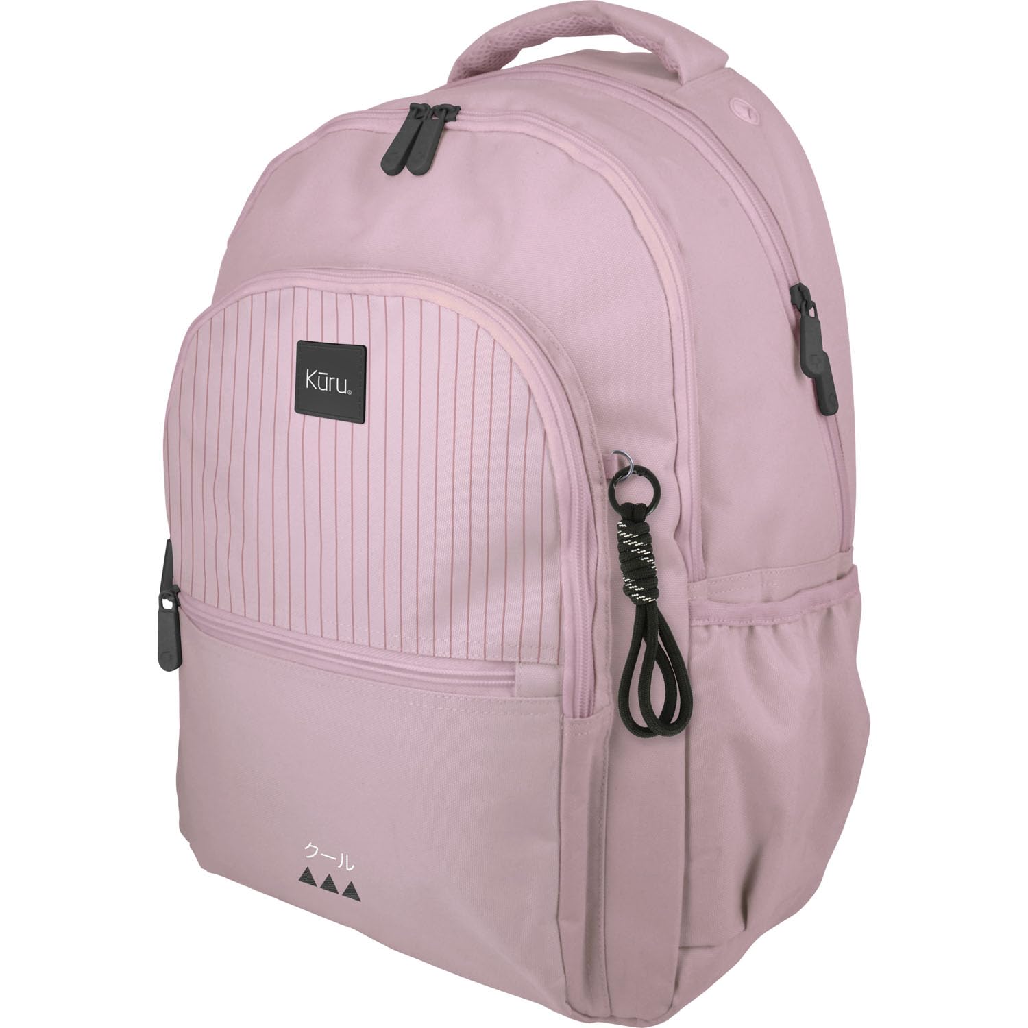 Grafoplas - Mochila Escolar 3 Compartimentos, 33x46x22,5cm, 30 Litros, Kuru Rosa Soft, Zona Acolchada para Portátil, Modelo Roomy, Ideal Vuelta al Cole