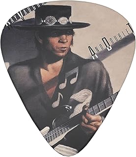 Stevie Music And Ray Vaughan Guitar Picks Thin Medium Heavy Guitar Plectrums For Electric Acoustic Bass Guitar 12 Pack