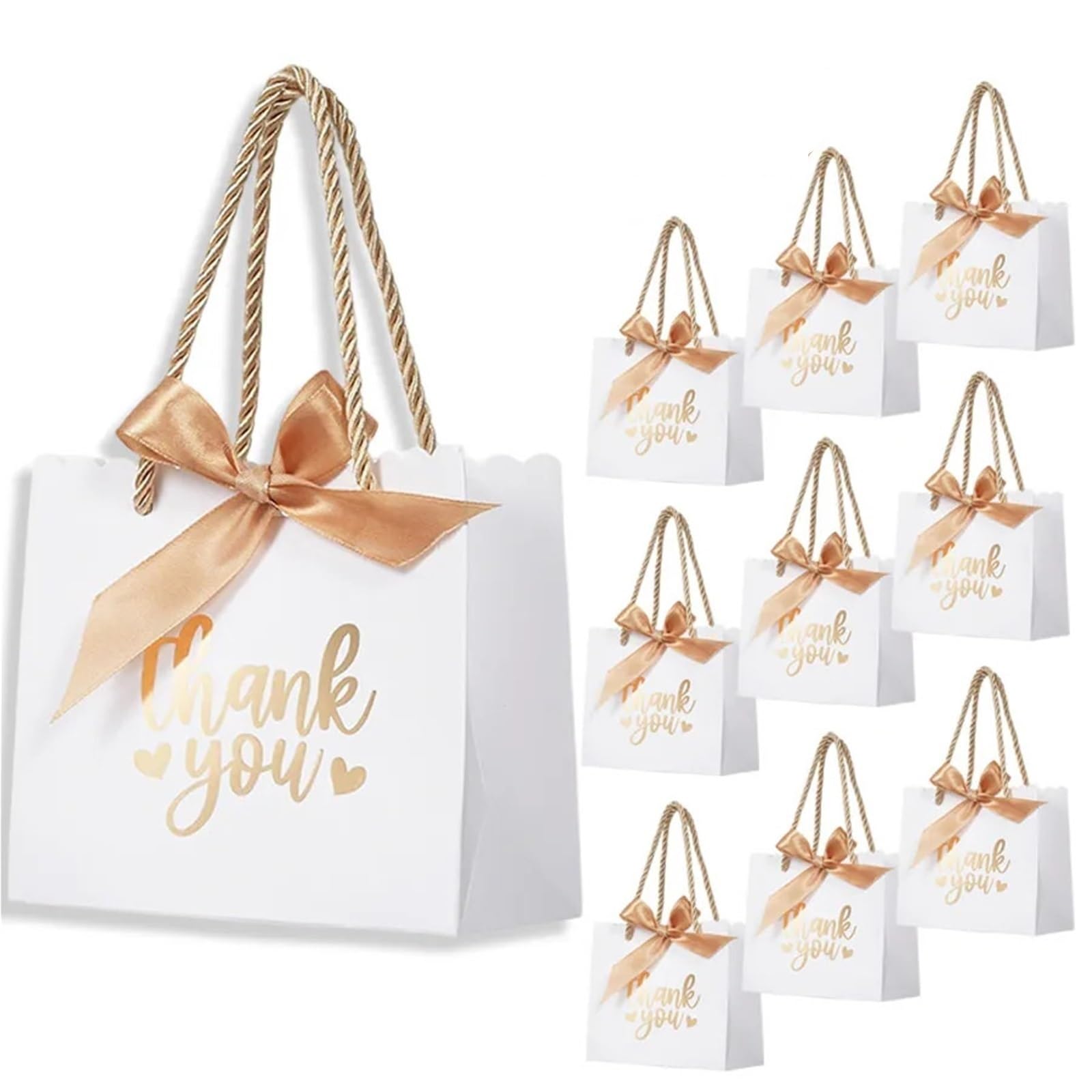 20 kleine Dankeschön-Geschenktüten Für Hochzeit, Party