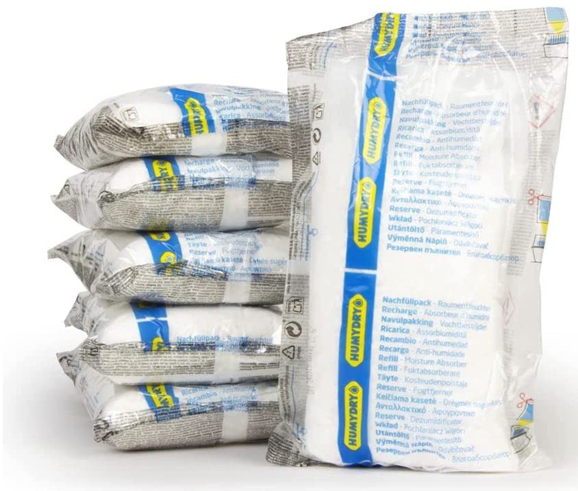 Nachfüllpackungen 6x1kg für Luftentfeuchter HUMYDRY