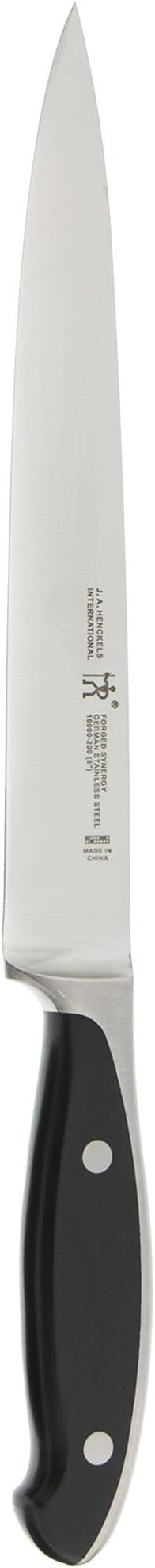 Forged Synergy 8-inch Carving Knife, Black/Stainless Steel