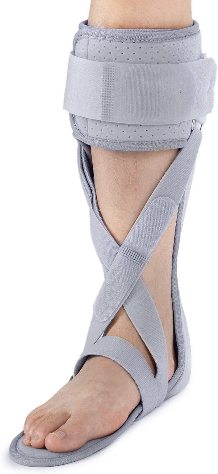 AFO Foot Drop Brace Ankle Foot Orthosis Medical Afo Walking with Shoes for Stroke Hemiplegia (XL-Left)